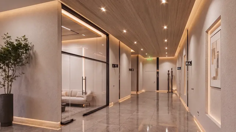 Commercial lobby